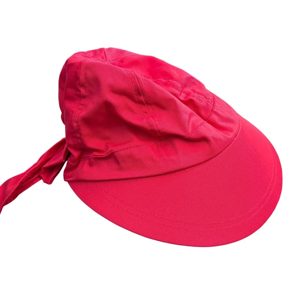 Vintage Pink Sun Hat Barbiecore Coastal Preppy Retro Casual Minimalist Travel